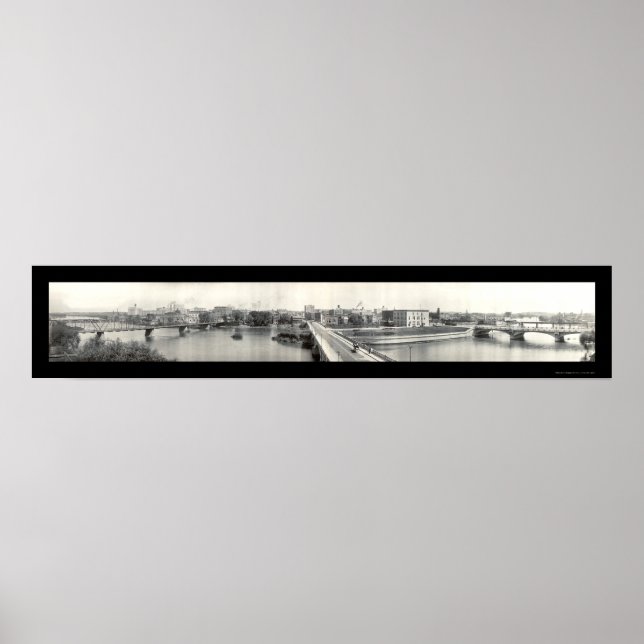 Poster Cedar Rapids, IA Photo 1914 (Devant)