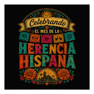 Poster Célébration du mois du patrimoine hispanique de la