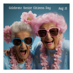 Poster Célébrer la Journée des seniors