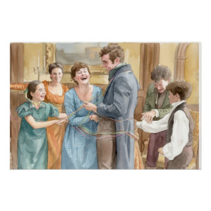 Poster Célébrer le bonheur de Mary et Tom