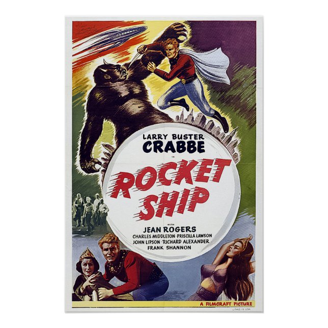 Poster Célébrez l'aventure de l'ère pulp avec ce Buster C (Devant)