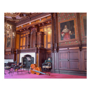 Poster Cello Dans La Salle D'Etat