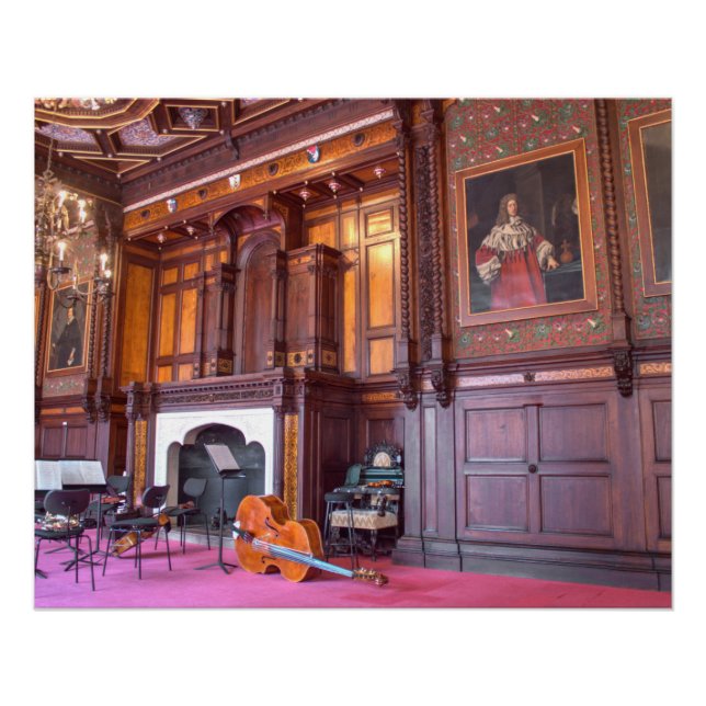 Poster Cello Dans La Salle D'Etat (Devant)