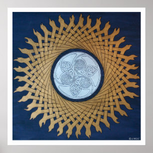 Poster Celtic Sun