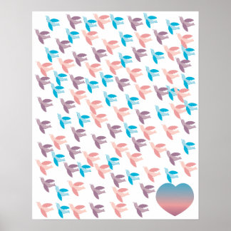 Poster Cent Oiseaux