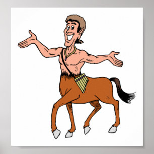 Poster Centaur Demi Homme Demi Cheval Mythique Créature