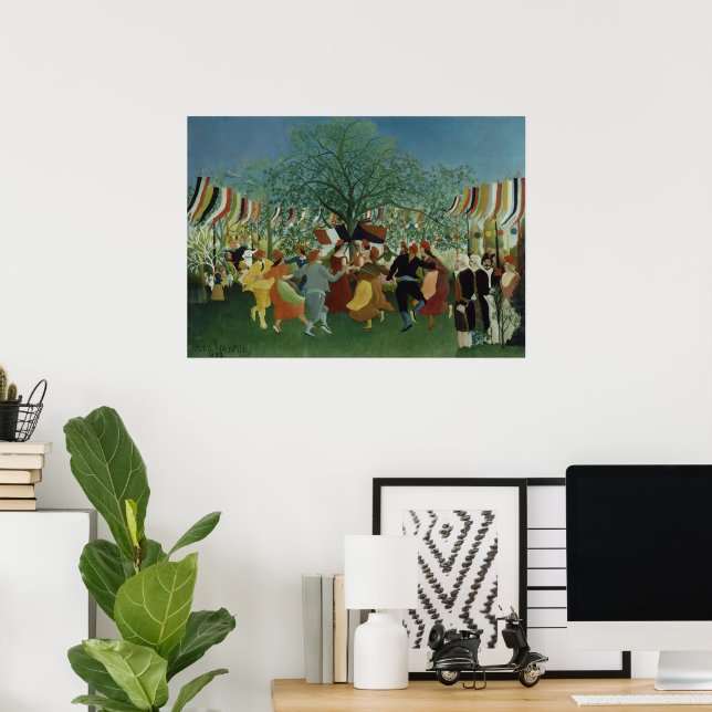Poster Centenaire de l'Indépendance par Henri Rousseau (Bureau à domicile)