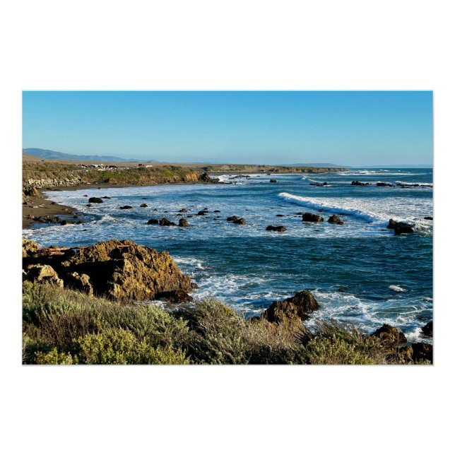 Poster Central CA Coast Splash & Splendor (Devant)