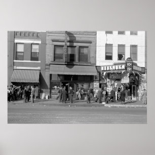 Poster Centre Omaha Hobo : 1938