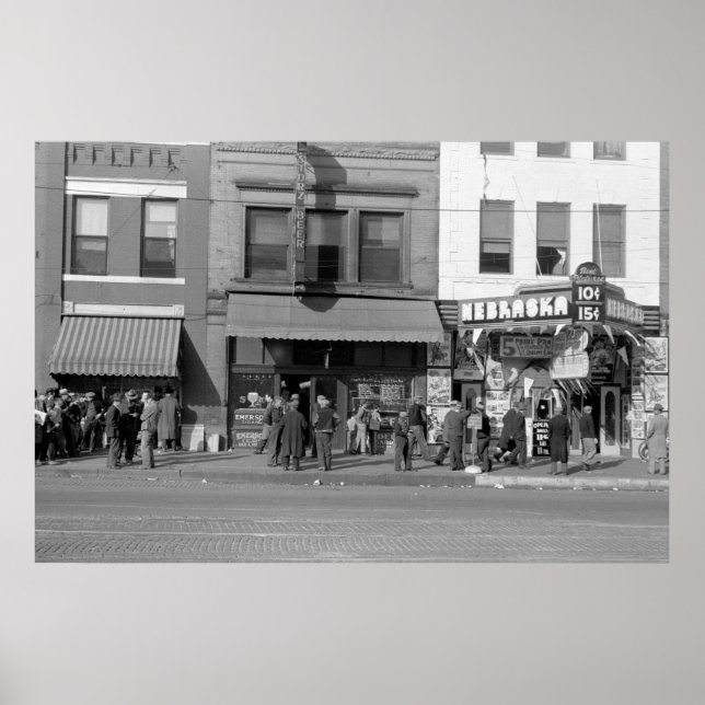 Poster Centre Omaha Hobo : 1938 (Devant)