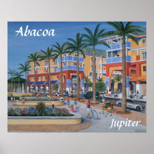 Poster Centre-ville d'Abacoa Jupiter