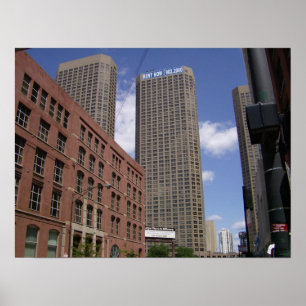 Poster Centre-ville de Chicago