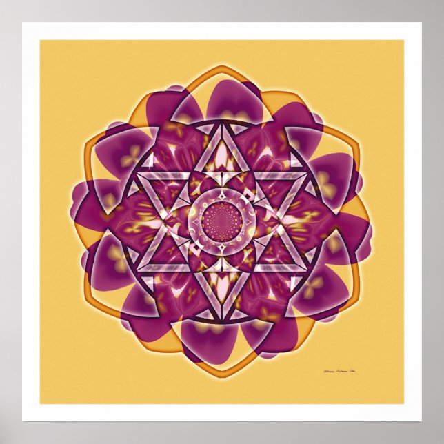 Poster Cercle de culture Mandala 4 (Devant)