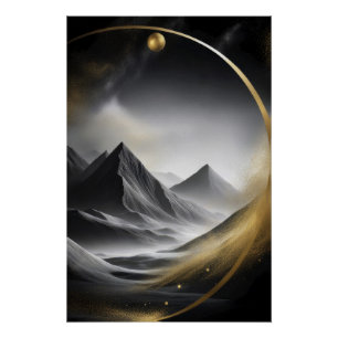 Poster Cercle d'Or sur les Pics Ombragés