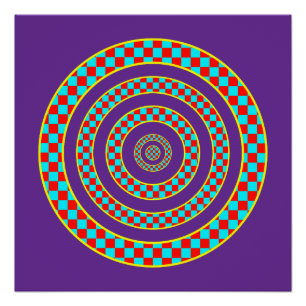 Poster Cercles de motifs