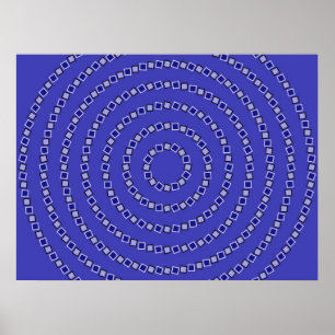 Poster Cercles en spirale