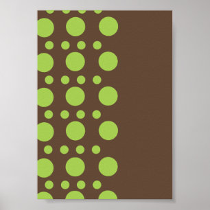Poster Cercles verts