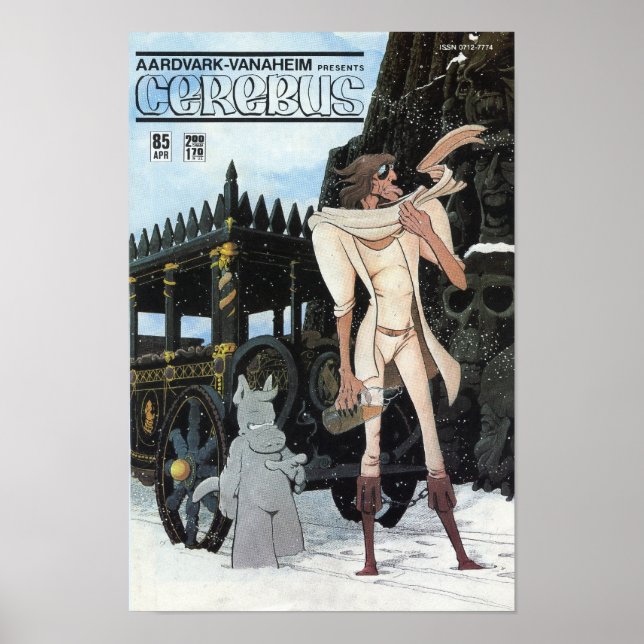 Poster Cerebus numéro #85 couverture imprimé (Devant)