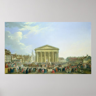 Poster Cérémonie d'étendre la première pierre