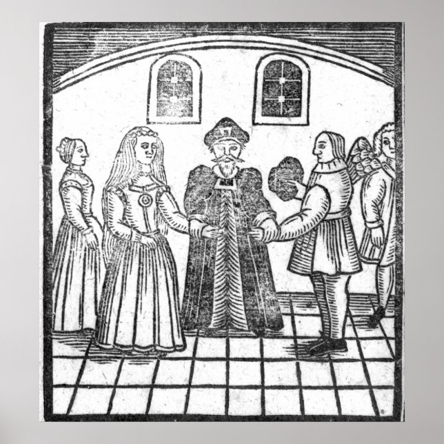 Poster Cérémonie du mariage (Devant)
