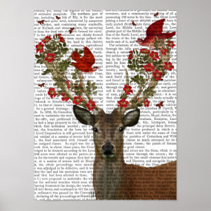 Poster Cerfs communs et inséparables