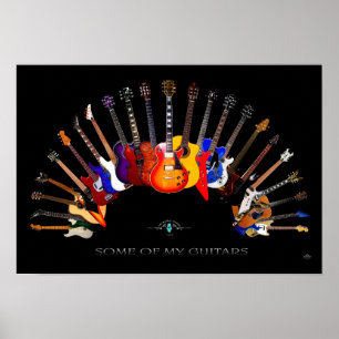 Poster Certains de My Guitars ~ SolidSpaceStudio depuis 1