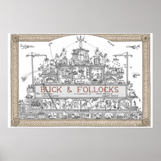 Poster certificat d'actions de tim hunkin