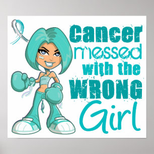 Poster Cervical Cancer Messed With Wrong Girl