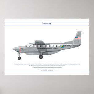 Poster Cessna 208 Bahamas