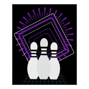 Poster c'est comme ça que je roule le joli bowling