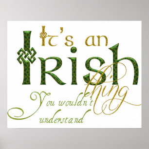 Poster C'est irlandais