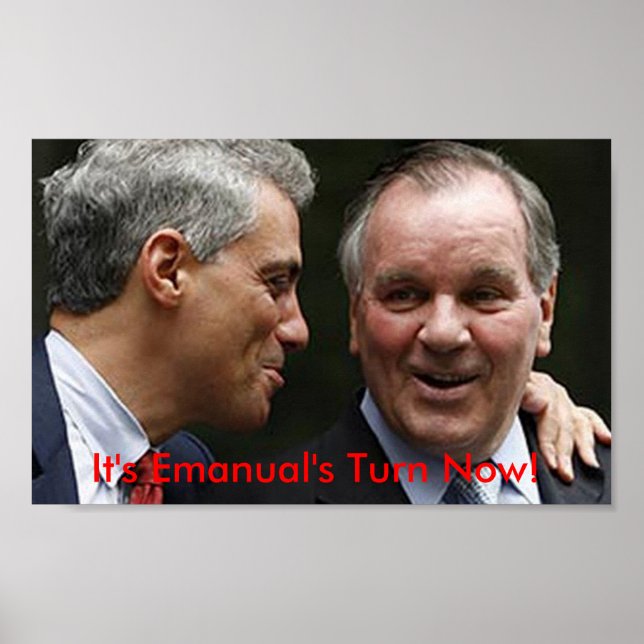 Poster C'est le tour d'Emanuel maintenant ! (Devant)