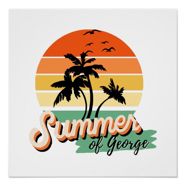 Poster C'est l'été de George (Devant)