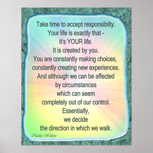 Poster C'est ta vie (Devant)