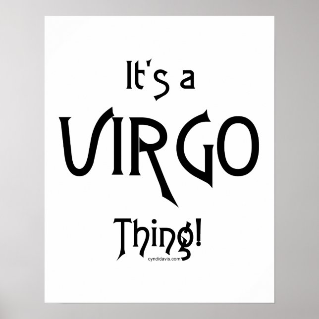Poster C'est Virgo Thing ! (Devant)