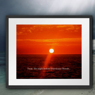 Poster C'était la nuit avant l'ouragan Flossie