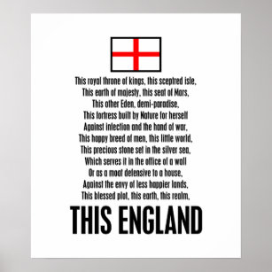 Poster Cette Angleterre