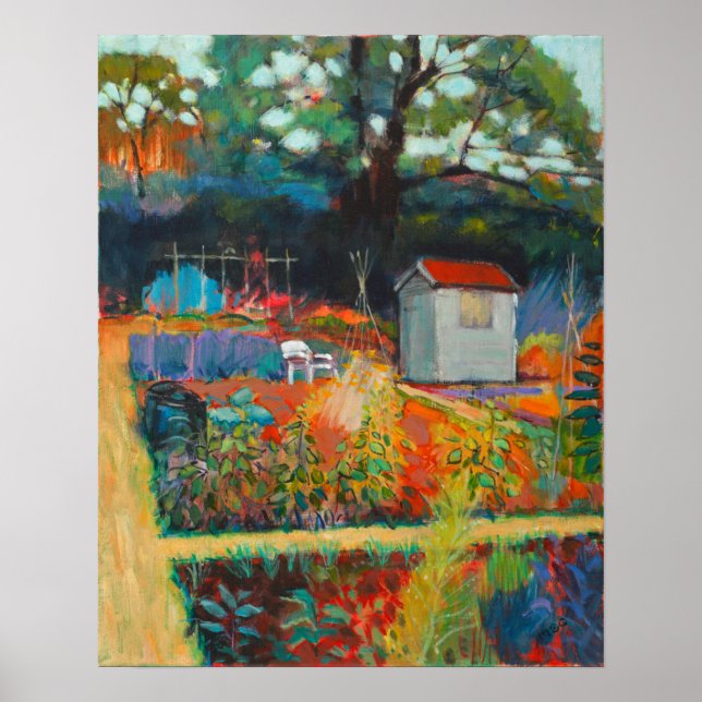 Poster Chaise blanche (Devant)