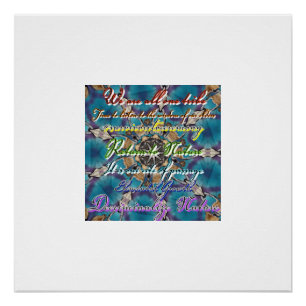 Poster Chakra Tribe 1 racine