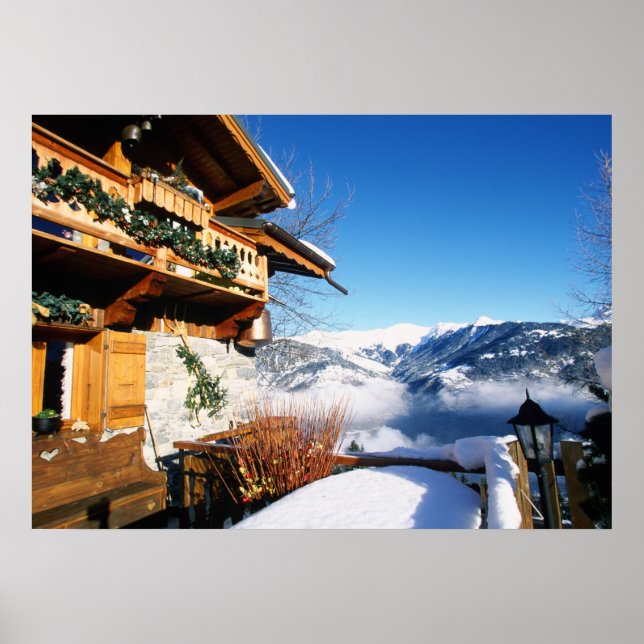 Poster Chalet suisse (Devant)