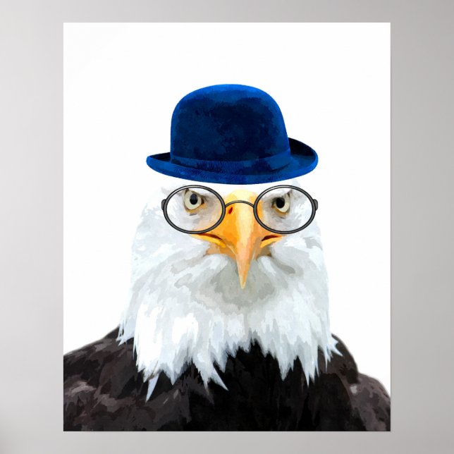 Poster Chambre d'enfant mignonne et drôle avec motif d'ai (Devant)