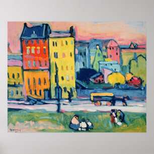 Poster Chambres à Munich, 1908