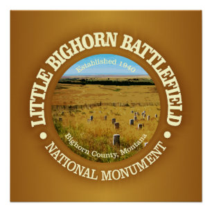 Poster Champ de bataille de Little Bighorn (NM)