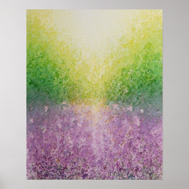 Poster Champ Lavender (Devant)
