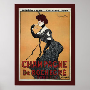 Poster Champagne De Rochegre ~ Leonetto Cappiello 1902