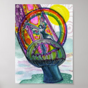 Poster Champignon magique