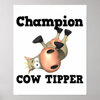 Poster Champion Cow Tipper