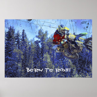 Poster Championnat de Motocross-Dirt-Bike