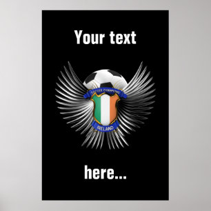 Poster Champions de football irlandais