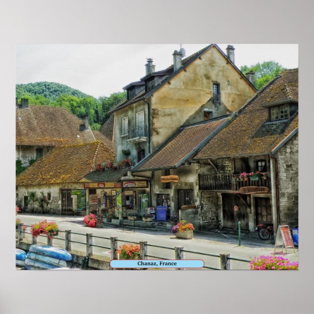 Poster Chanaz, France (Devant)